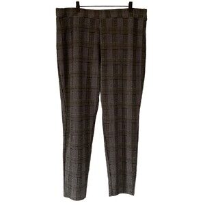SHEIN Curve Women’s Pull On Skinny Pants Black/Gray/White Plaid  Plus Size 4XL